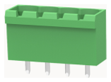 Euro Jack, Female Socket, 4-Position, 5.08mm Pitch, Solder Termination MR-2EDGVC-5.08-04P-14-100A(H)
