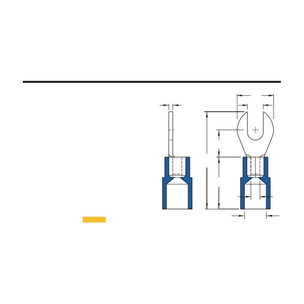 MR-ANI Series — Fork Terminals (PC-insulated (moulded))