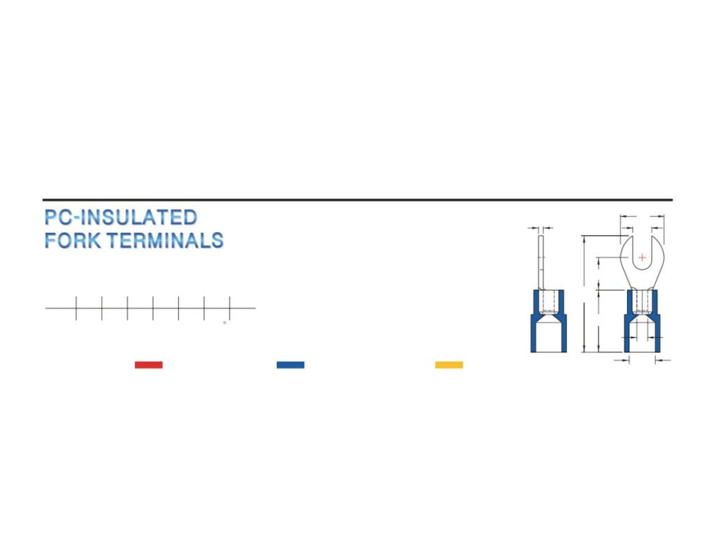 MR-ANI Series — Fork Terminals (PC-insulated (moulded))