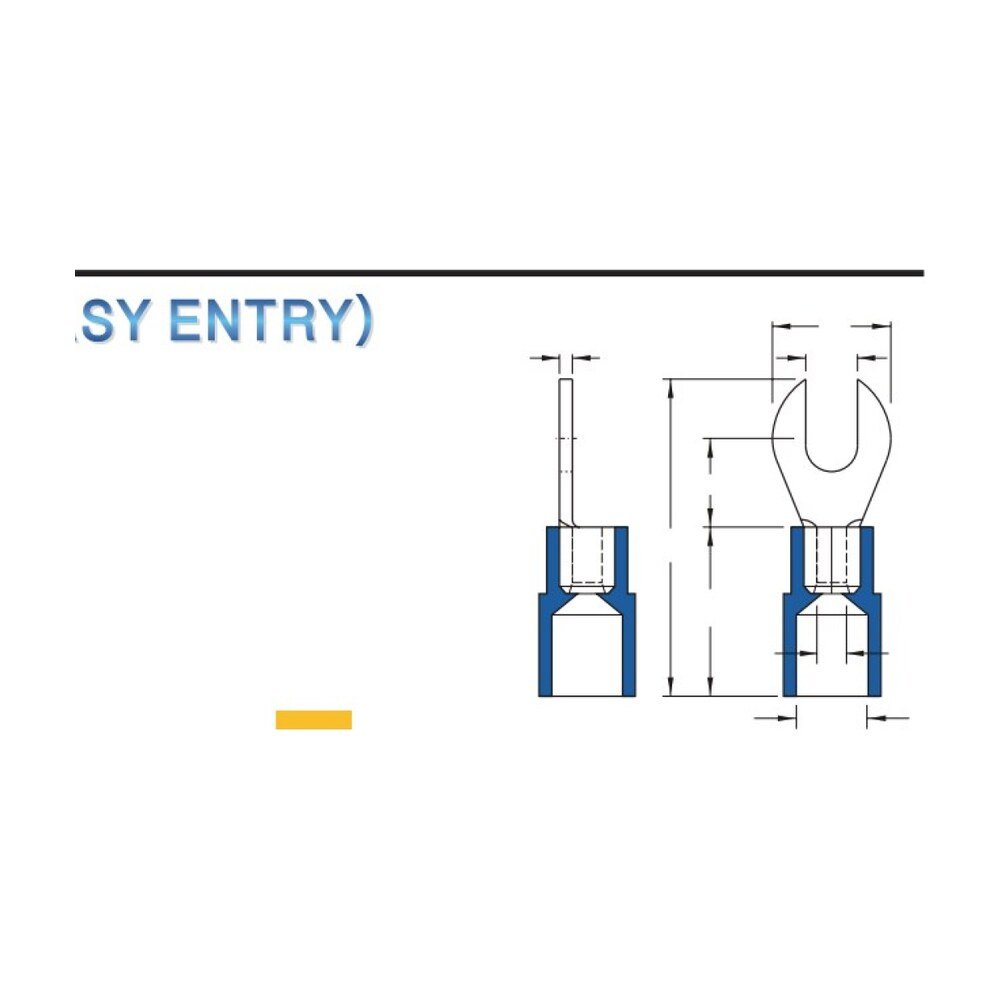 MR-AVY Series — Fork Terminals (Vinyl-insulated (moulded easy entry))
