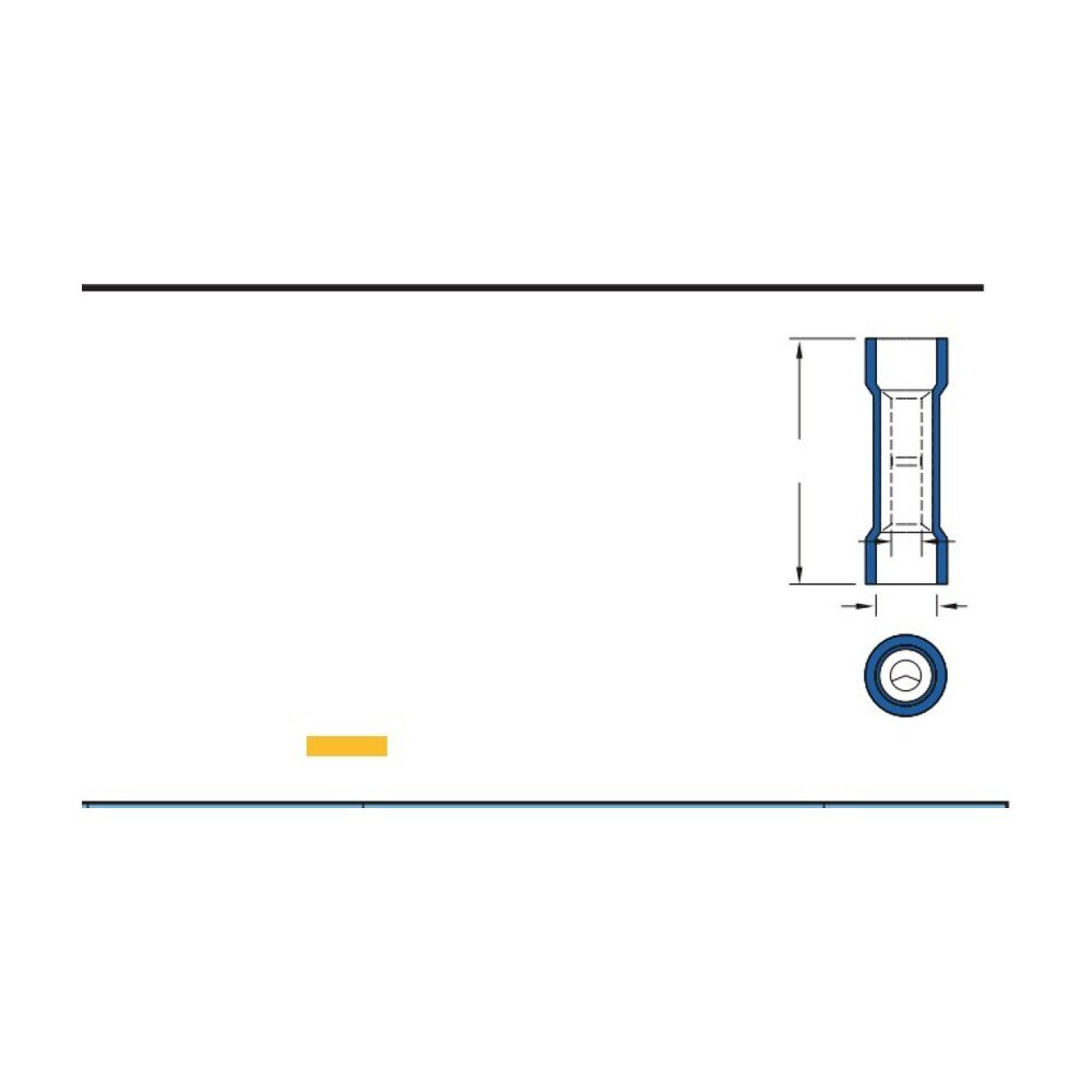 MR-BNYF Series — Butt Splice Connectors