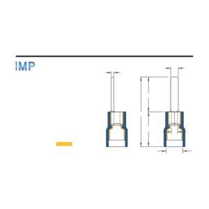 Blade Terminals — dimensioned outline drawing