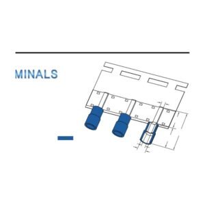 MR-DBNY Series — Blade Terminals (Nylon-insulated, single crimp)