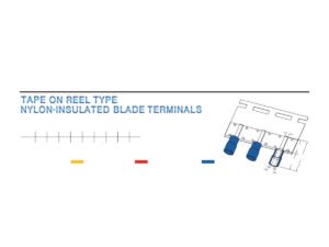 MR-DBNY Series — Blade Terminals (Nylon-insulated, single crimp)