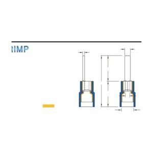 Blade Terminals — dimensioned outline drawing