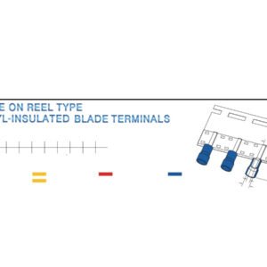 Blade Terminals — dimensioned outline drawing