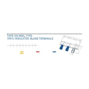 MR-DBV Series — Blade Terminals (Vinyl-insulated, single crimp)