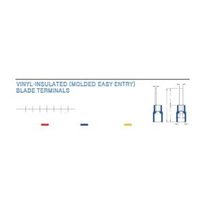 MR-DBVY Series — Blade Terminals (Vinyl-insulated (moulded easy entry))