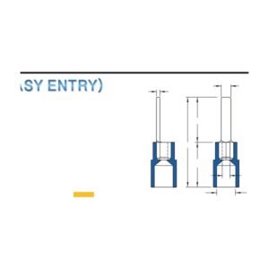 Blade Terminals — dimensioned outline drawing