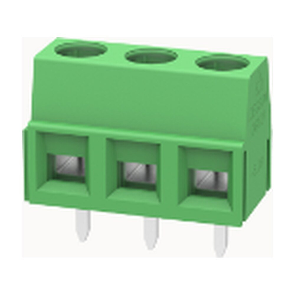 Euro Jack, Wire to Board, 3-Position, 5.08mm Pitch, Screw Termination MR-DG127-5.08-03P-14-1000A(H)