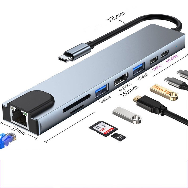 USB-C Hub 11-in-1 Expansion Converter with MST - MR-DOCK-03