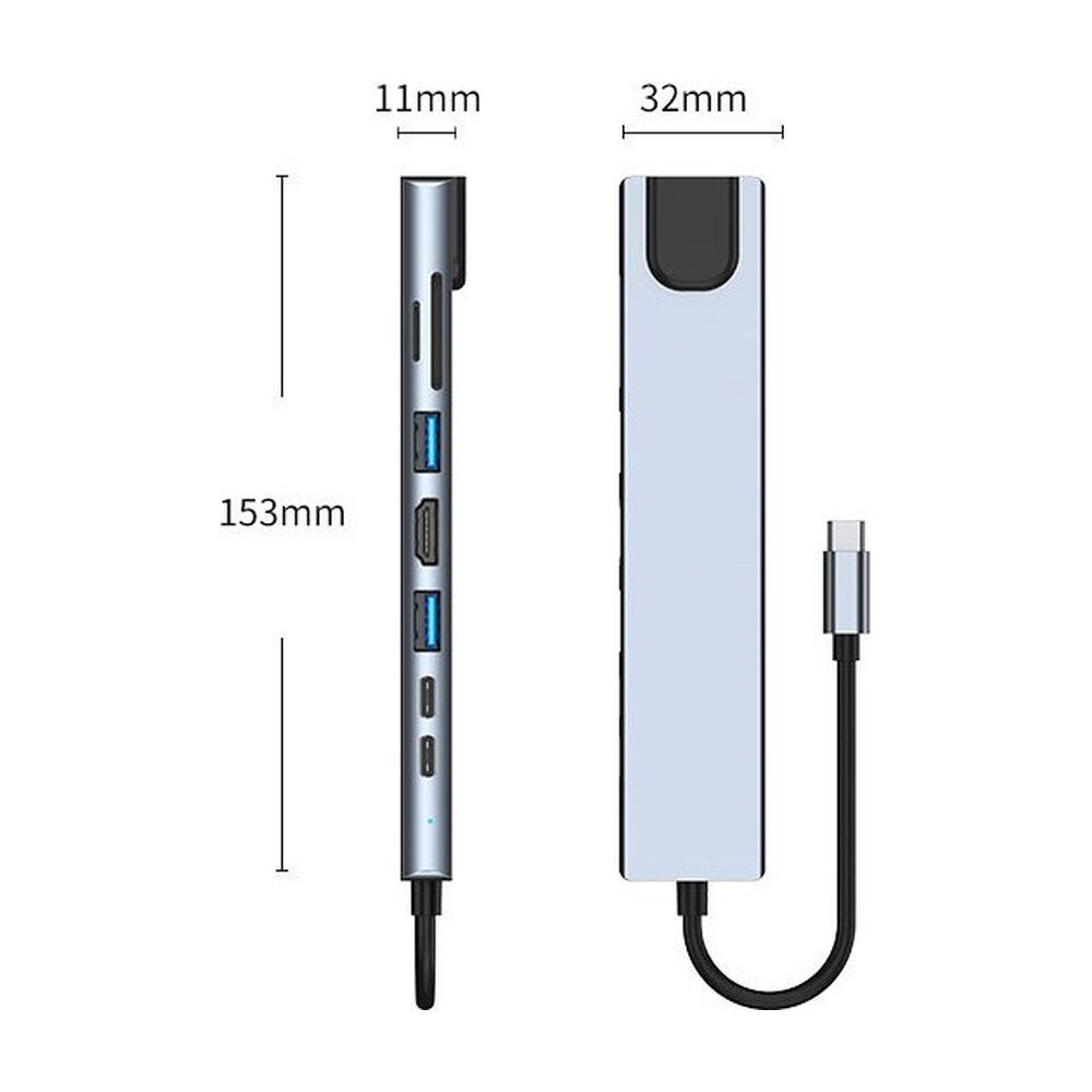 USB-C Hub 11-in-1 Expansion Converter with MST - MR-DOCK-03