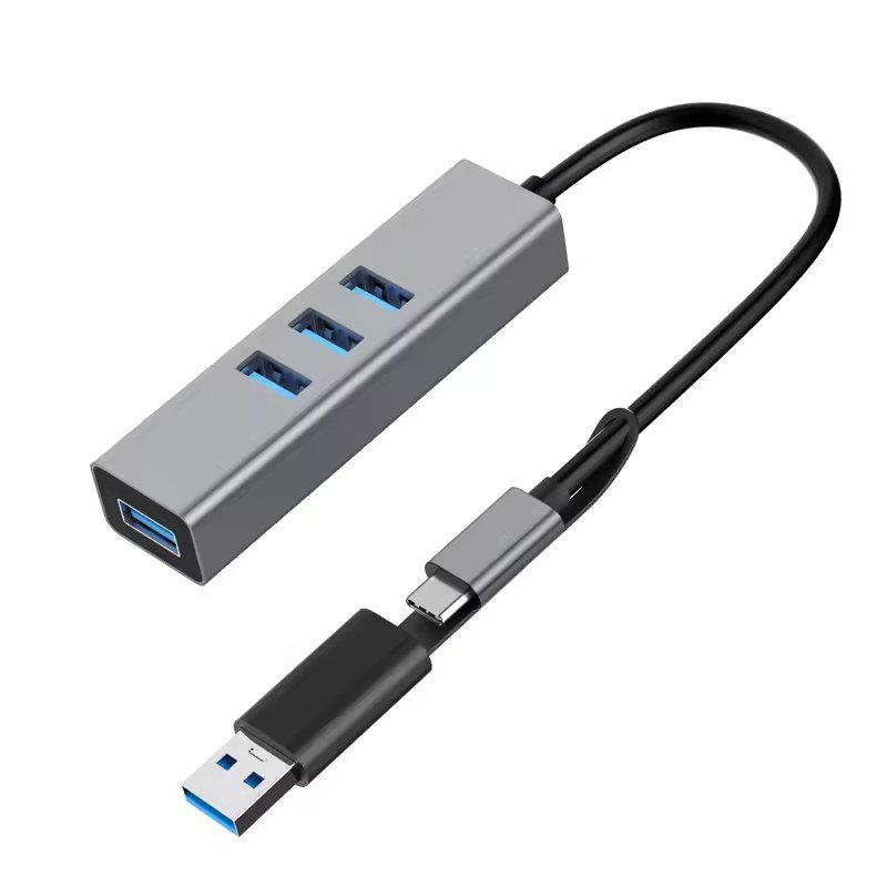 USB to RJ45 Gigabit Network Adapter, Driver-Free, with Hub - MR-DOCK-05