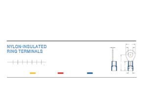 DIN 46234 / 46237 Ring Terminals — dimensioned outline drawing