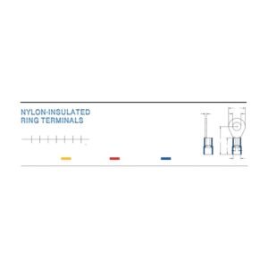 DIN 46234 / 46237 Ring Terminals — dimensioned outline drawing