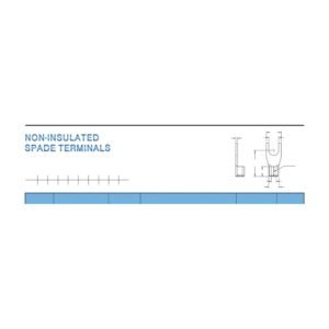 DIN 46234 / 46237 Spade Terminals — dimensioned outline drawing