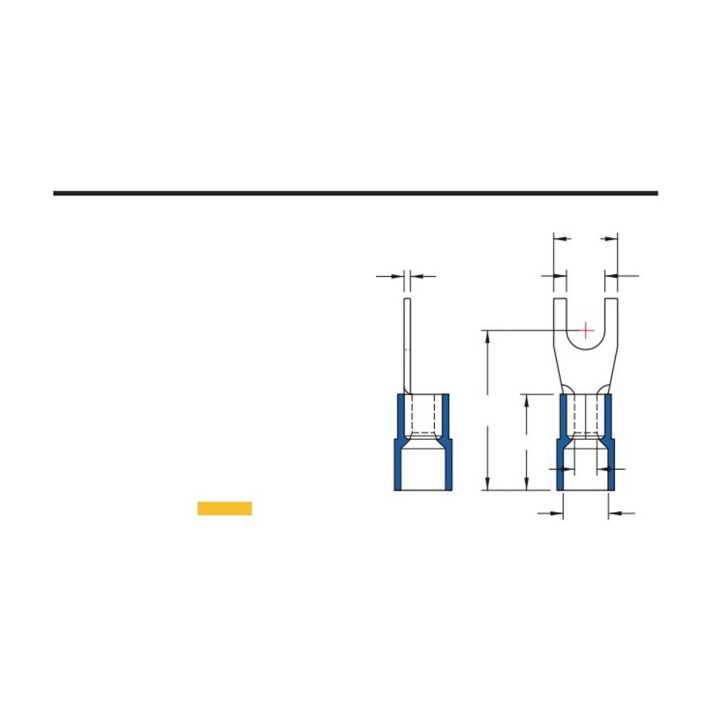 MR-DSNI Series — DIN 46234 / 46237 Spade Terminals (PC-insulated (moulded))
