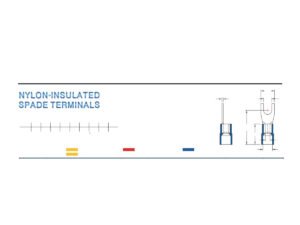DIN 46234 / 46237 Spade Terminals — dimensioned outline drawing
