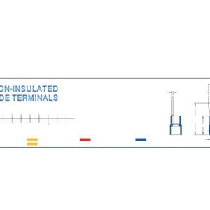 DIN 46234 / 46237 Spade Terminals — dimensioned outline drawing