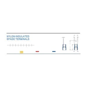 DIN 46234 / 46237 Spade Terminals — dimensioned outline drawing
