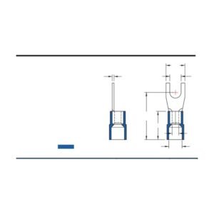 DIN 46234 / 46237 Spade Terminals — dimensioned outline drawing