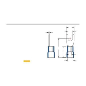 DIN 46234 / 46237 Spade Terminals — dimensioned outline drawing