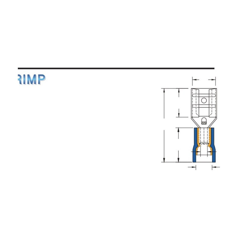 MR-FDD Series — Female Disconnectors (Vinyl-insulated, double crimp with easy-entry copper sleeve)
