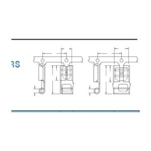 MR-FLDNB Series — Flag Female Disconnectors (Non-insulated, brazed seam)