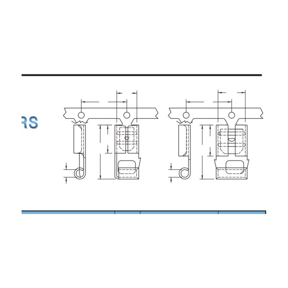 MR-FLDNB Series — Flag Female Disconnectors (Non-insulated, brazed seam)