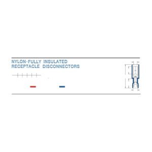 Fully-Insulated Receptacle Disconnectors — dimensioned outline drawing