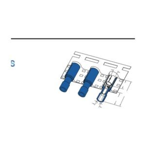Fully-Insulated Receptacle Disconnectors — dimensioned outline drawing