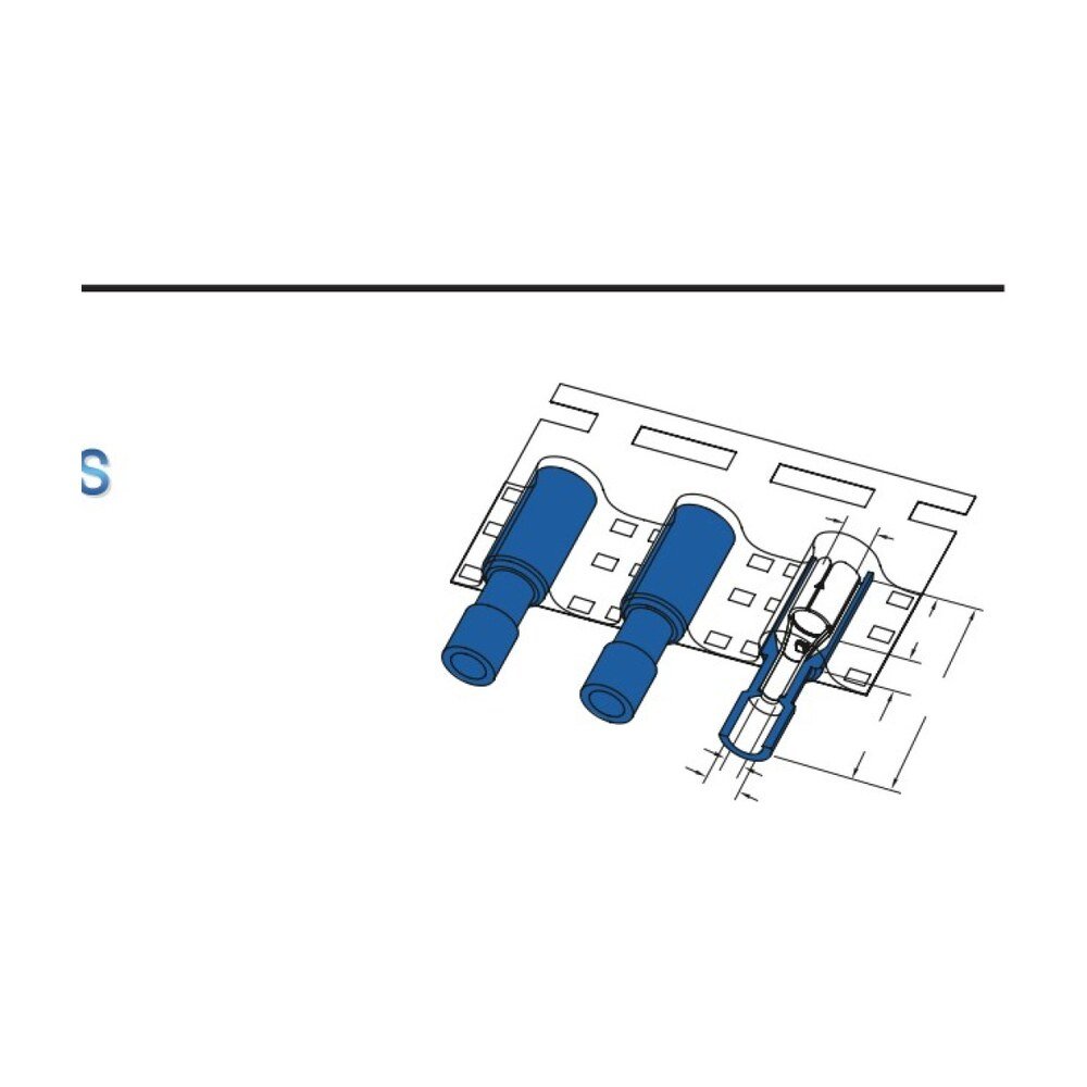 MR-FRFNYL Series — Fully-Insulated Receptacle Disconnectors (Nylon-insulated, single crimp, long tongue)