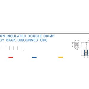 Electrical Terminals — dimensioned outline drawing