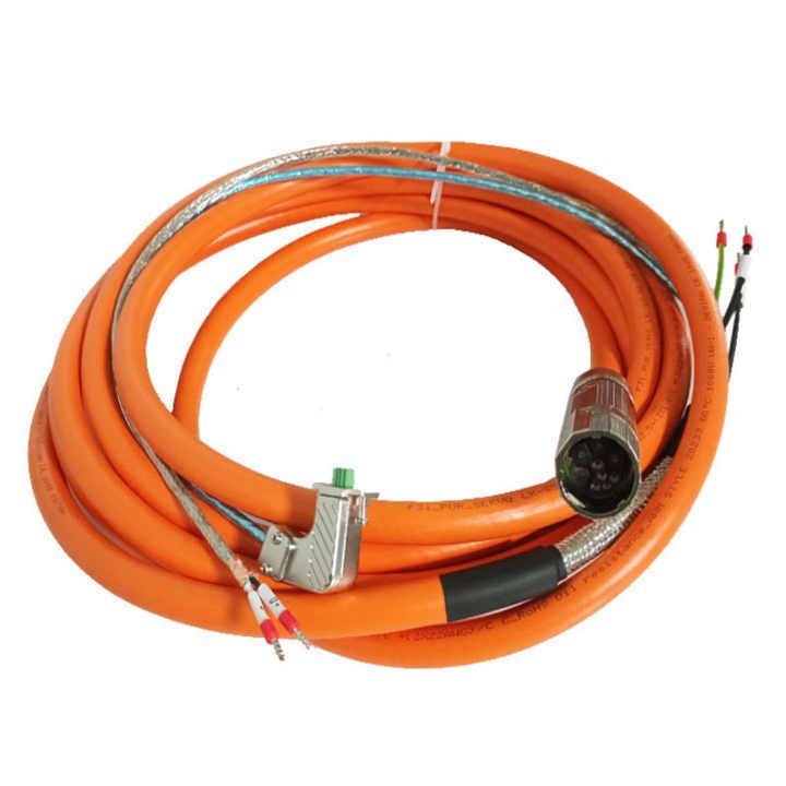 Servo Motor Power Cable, Shielded, for 2090-CSBM1DE-14AA Series - MR-IC-01
