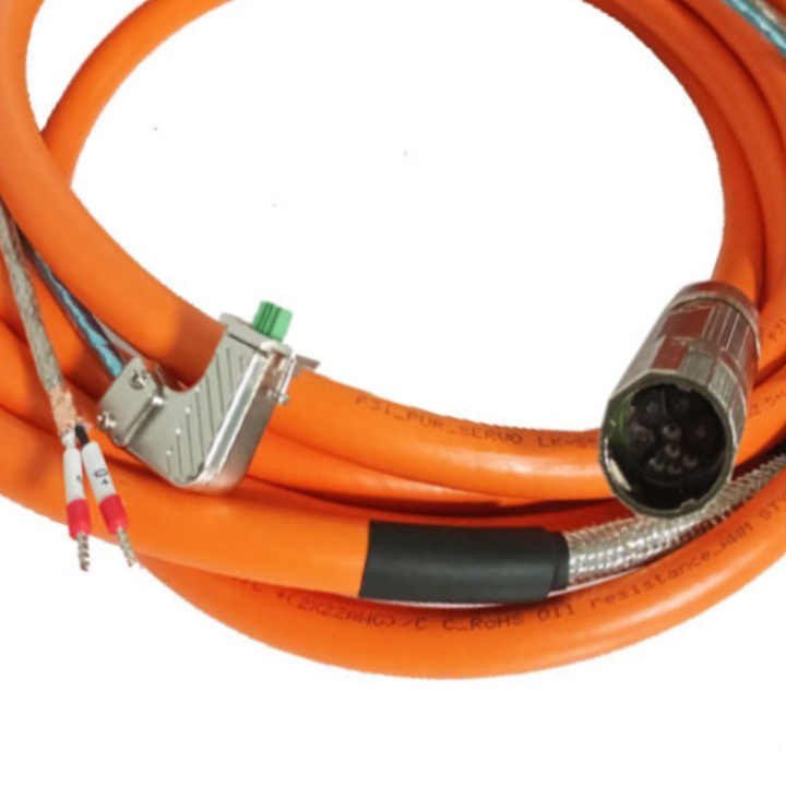 Servo Motor Power Cable, Shielded, for 2090-CSBM1DE-14AA Series - MR-IC-01