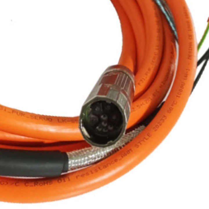 Servo Motor Power Cable, Shielded, for 2090-CSBM1DE-14AA Series - MR-IC-01
