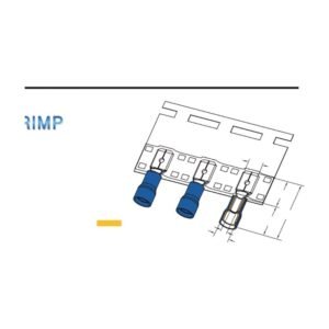 Male Disconnectors — dimensioned outline drawing