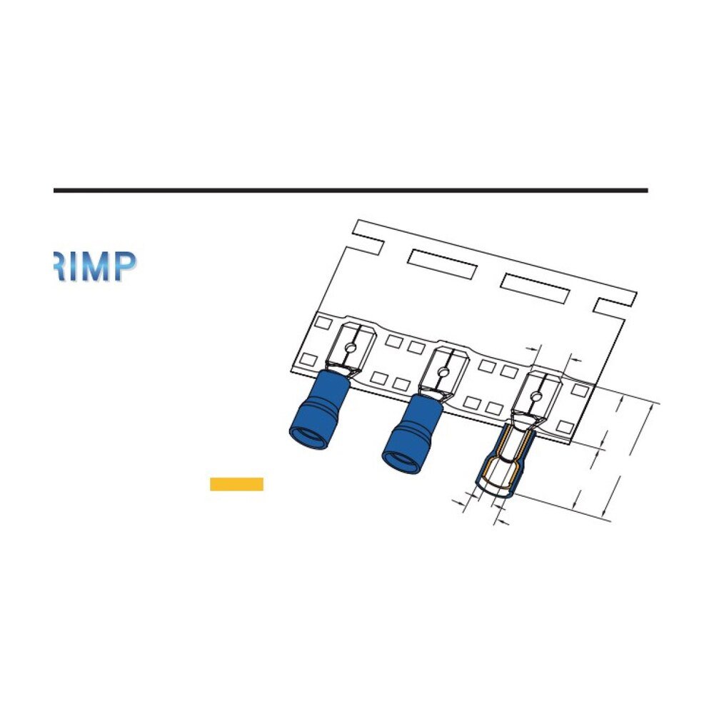 MR-MDD Series — Male Disconnectors (Vinyl-insulated, double crimp with easy-entry copper sleeve)