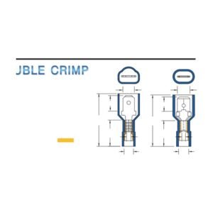 MR-MDFNYD Series — Fully-Insulated Male Disconnectors (Nylon-insulated, double crimp with easy-entry copper sleeve)