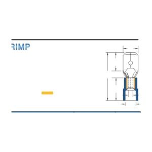 Male Disconnectors — dimensioned outline drawing
