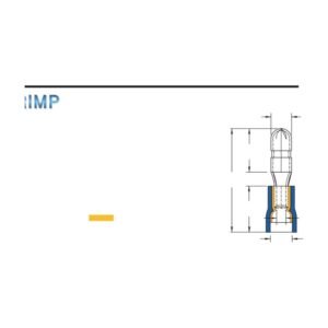 Bullet Disconnectors — dimensioned outline drawing