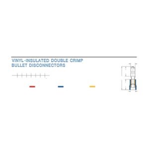 Bullet Disconnectors — dimensioned outline drawing