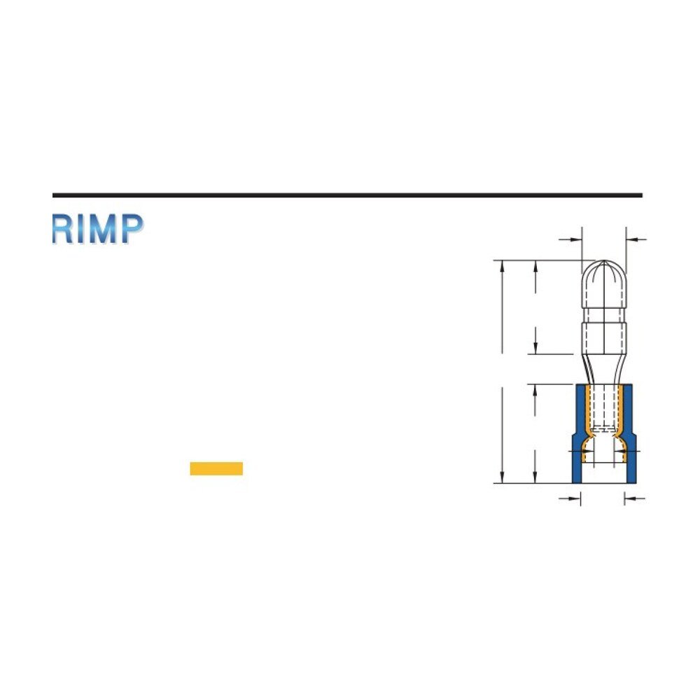 MR-MPNYD Series — Bullet Disconnectors (Nylon-insulated, double crimp with easy-entry copper sleeve)