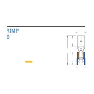 Bullet Disconnectors — dimensioned outline drawing