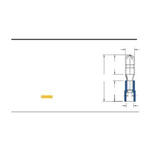 Bullet Disconnectors — dimensioned outline drawing