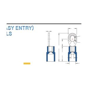 Ring Terminals — dimensioned outline drawing