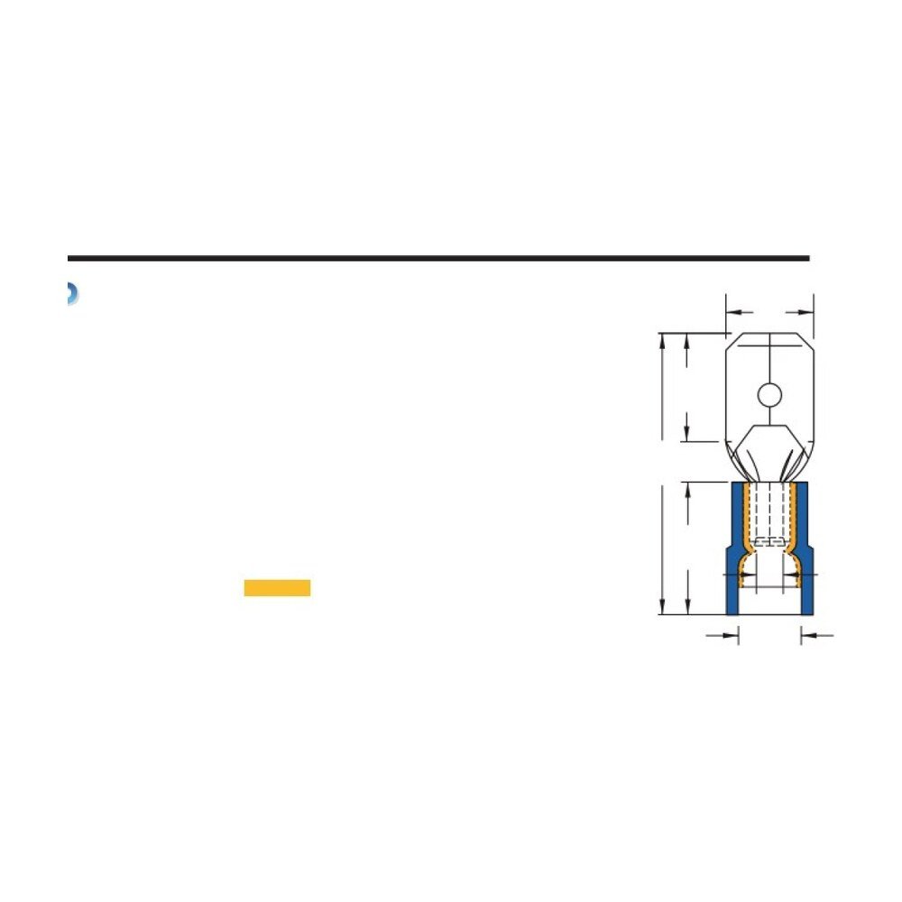 MR-PBDNID Series — Piggy Back Disconnectors (PC-insulated, double crimp with easy-entry copper sleeve)