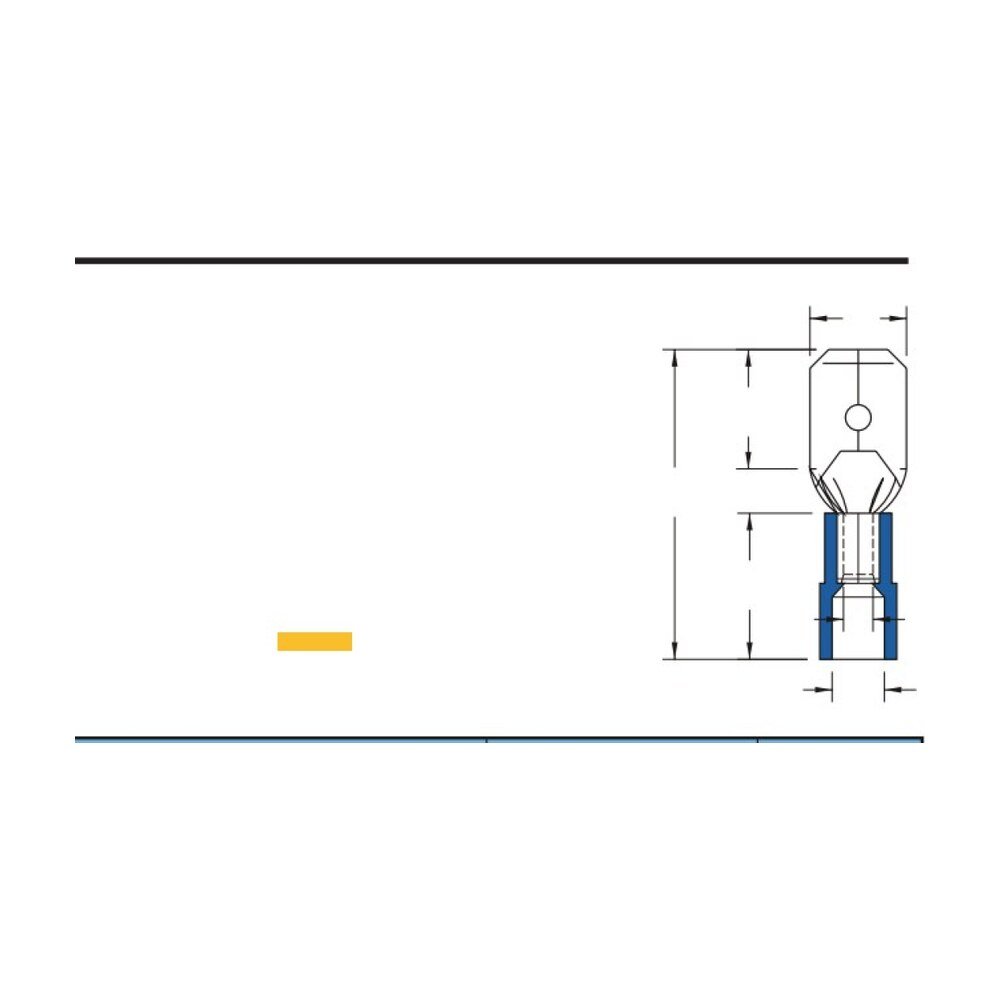 MR-PBDNY Series — Piggy Back Disconnectors (Nylon-insulated, single crimp)