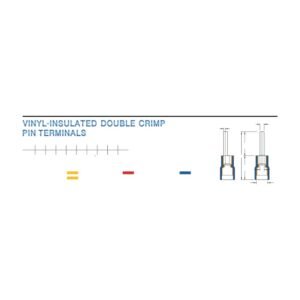 Pin Terminals — dimensioned outline drawing