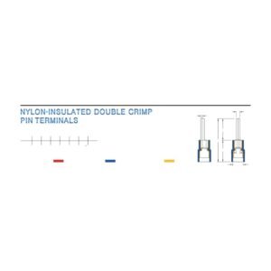 Pin Terminals — dimensioned outline drawing